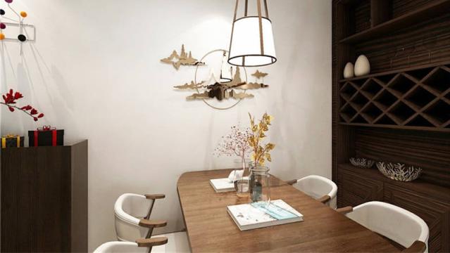 91㎡新中式装修效果图，两居室打造温馨小屋，真是美出新高度