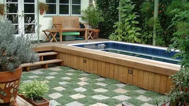 家里有个庭院，地面一定这样设计，太美了