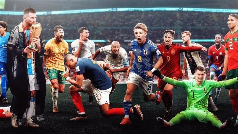 世界杯官方公开 1 照片引发热议  球迷傻眼：姆巴佩对梅西下跪
