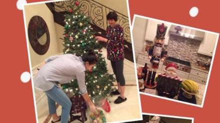 晒晒郎平教练在美国的家，餐厅摆放着红木餐桌，上面还有中式雕花