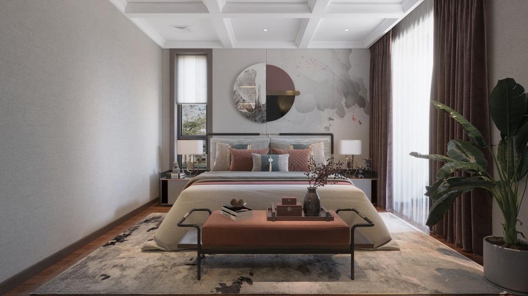 白鹿溪谷180平米新中式-别墅之美