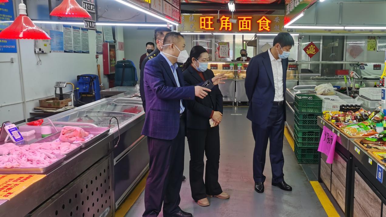青岛市即墨区经营秩序整治工作专班督导农贸市场