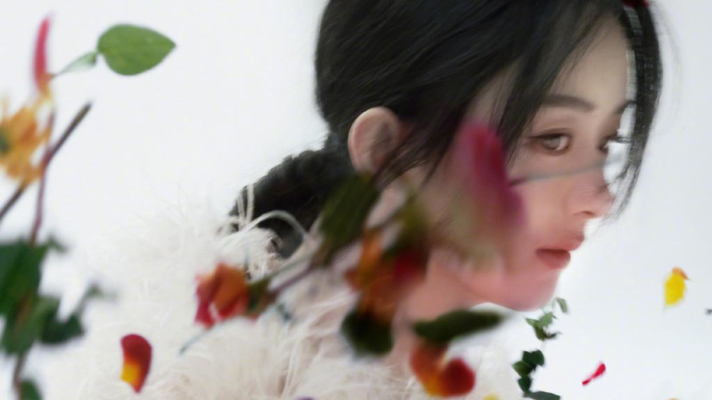 王思聪|赵丽颖最新春日大片释出，秀直角肩展现朦胧美，甩裙摆气场全开