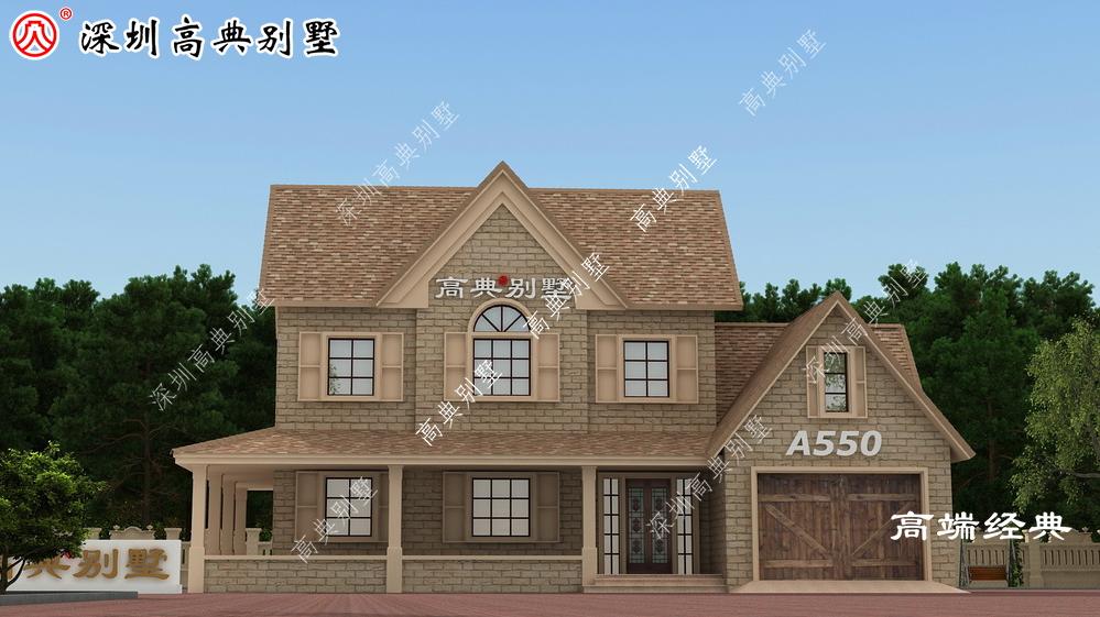 田园风格设计，更好地展现了农村别墅的，优雅浪漫