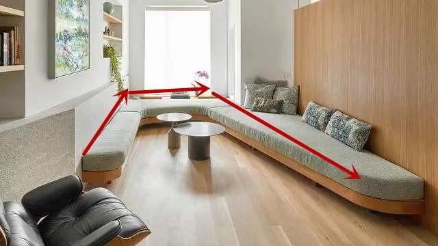 客厅抬高50cm，结果出奇的好，连沙发都不用买了！进屋就被惊艳了