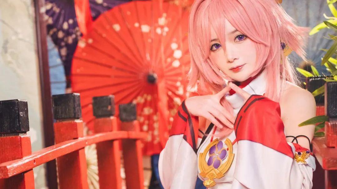 |cos：原神八重神子cos正片@七海