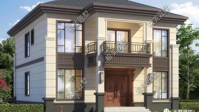 占地11.78X16.24米，二层新中式别墅风格，谁看谁都会心动