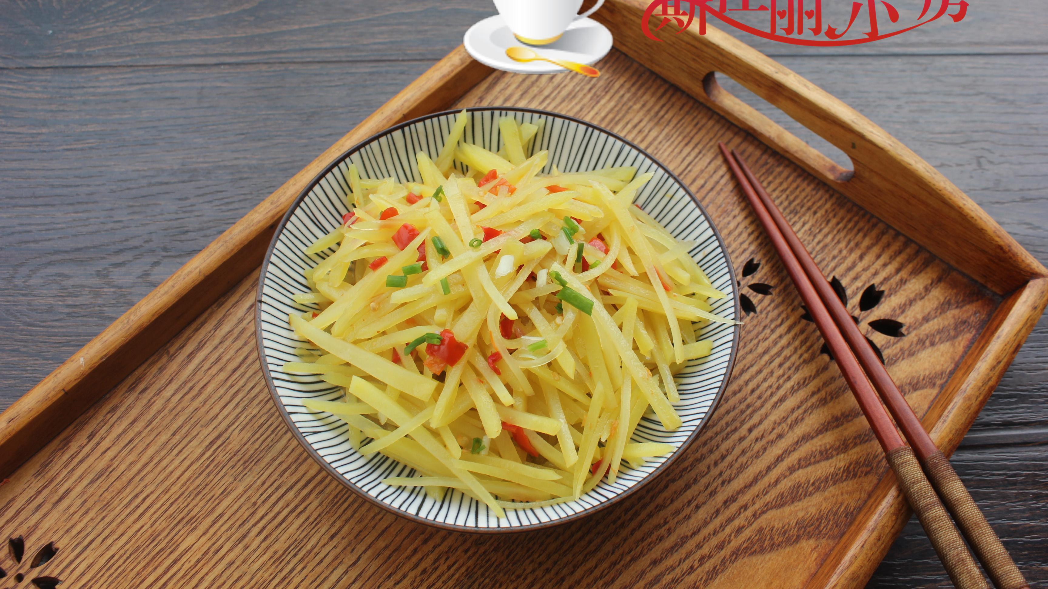 土豆丝|越吃越瘦的一道菜，2块钱炒一盘，清肠减脂女人春天减肥多吃几次