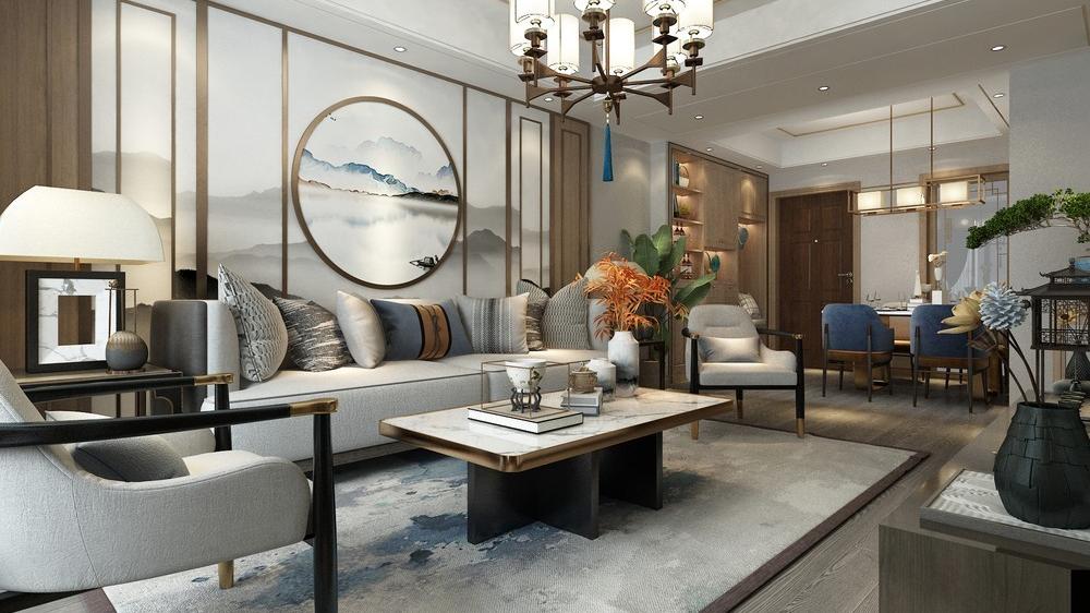 夫妻新房怎么装修好？一套很有韵味的新中式风格，准备照着这个装