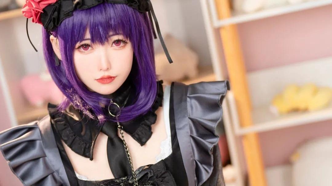 |cos：更衣人偶坠入爱河黑江雫cos正片@樱岛嗷一