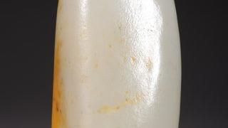 和田玉籽料|回流-和田玉籽料原石鼻烟壶