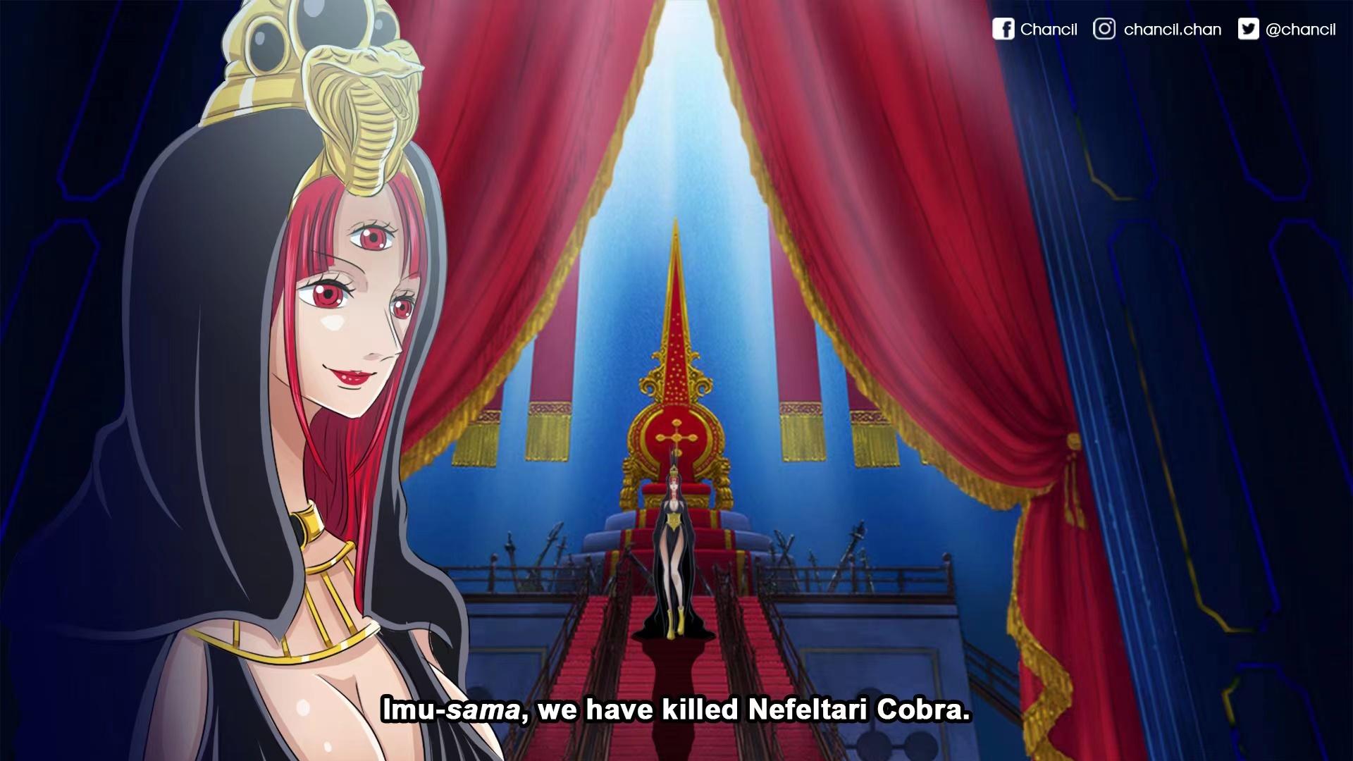 路飞|海贼王：海米画出“伊姆”，是三眼族美女！路飞觉醒尼卡救艾斯