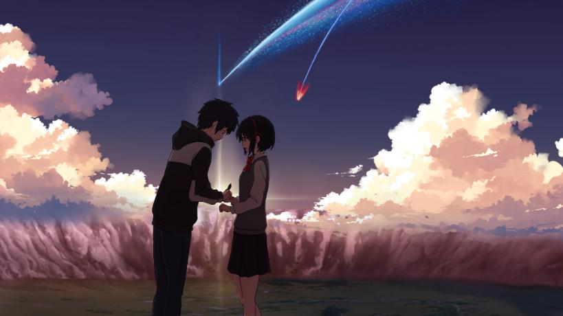 你的名字|动漫《你的名字》，女主认得男主，女主心里面在挣扎要不要去相认