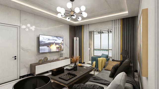 108平简约风二居室，喜欢原木客厅自然纯净的不加修饰的美