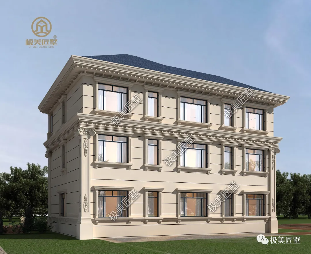 回老家建房，建栋这样的简欧风，格调满满，无人不夸！