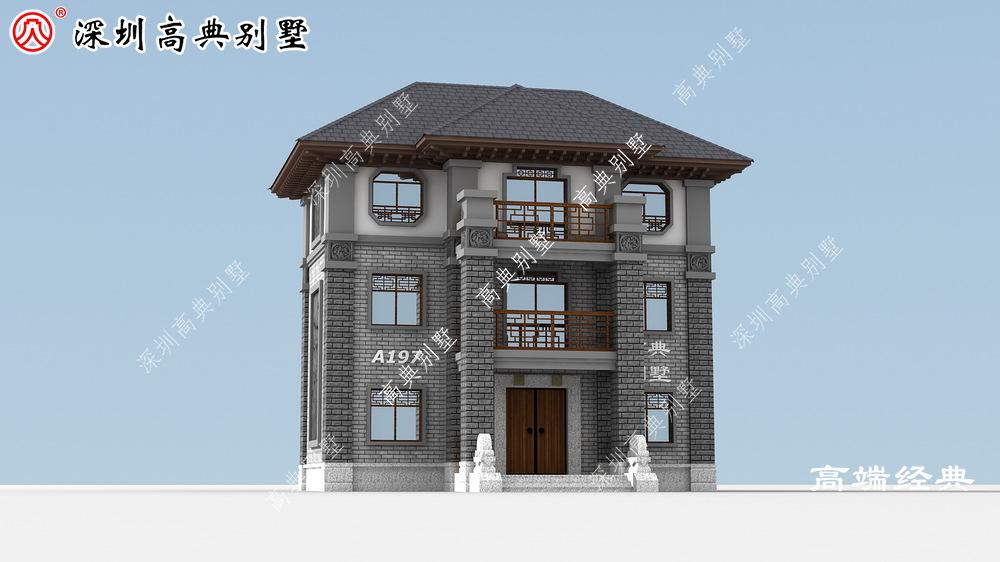 新中式三层别墅，结合现代户型元素，更注重生活体验感