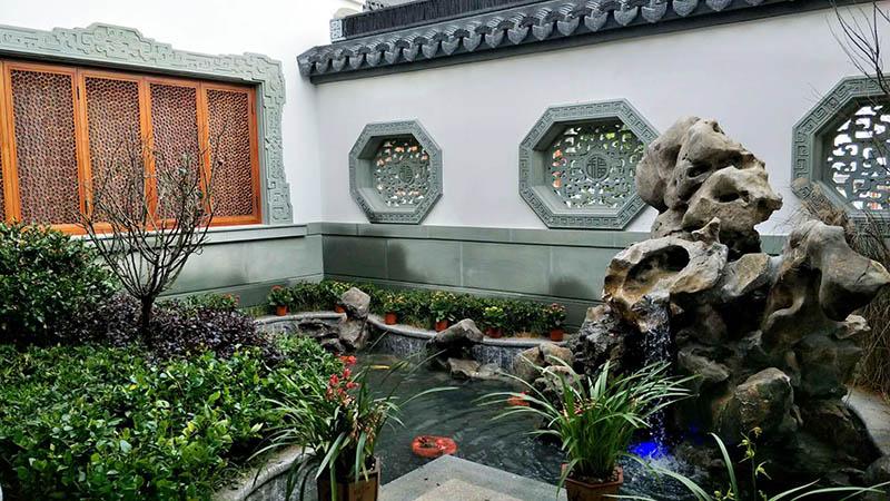 中式四合院红木装修—中国住宅房屋的典型代表