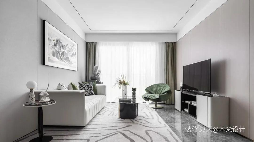 装修设计：104平现代混搭软装改造三室