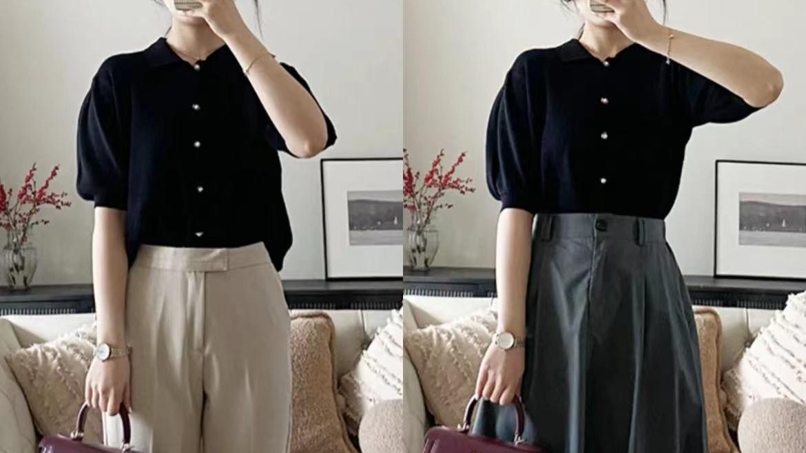 穿衣搭配|春季职场穿搭示范：同一件上衣随意搭裤子、裙子，怎么穿都美