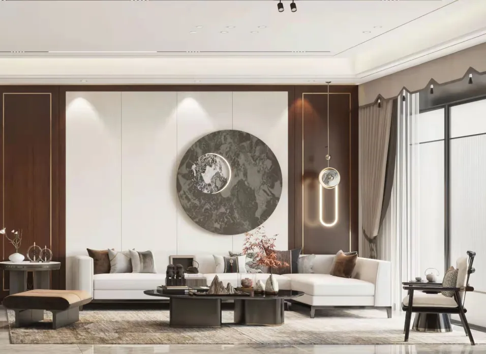 纳东花园190㎡新中式风格，时尚而不浮躁