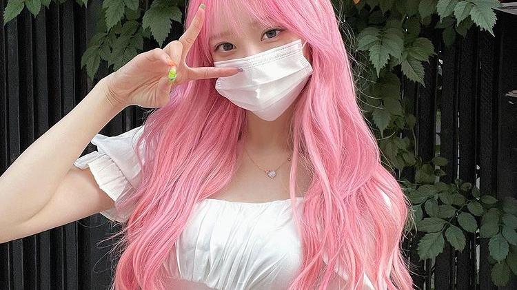 吴智恩 各种髮色都合适！韩国冰山美女《吴智恩》冷色调髮色精灵感爆棚！