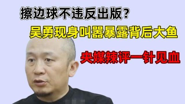 吴勇|吴勇现身叫嚣暴露背后大鱼，央媒辣平一针见血