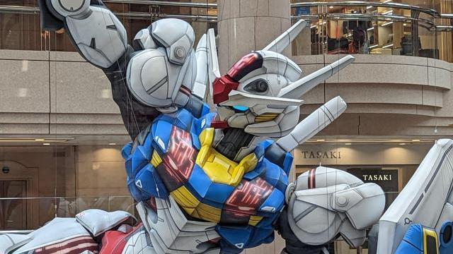 机动战士高达|机动战士高达水星的魔女：越看越顺眼超带感的巨型风灵高达气球