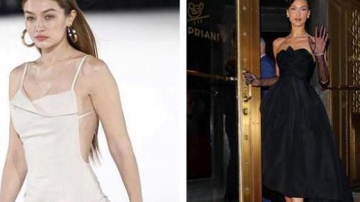 徐冬冬|贝拉哈迪德和吉吉哈迪德，黑色礼服性感又冷酷，你认为哪一个好看？