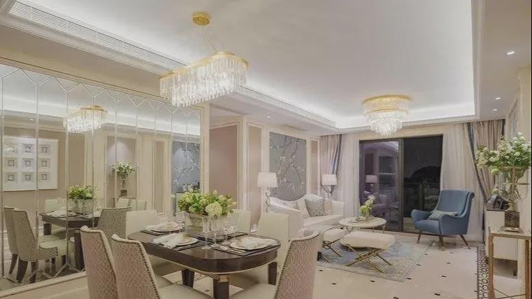 晒晒表弟115平法式婚房，奢华浪漫，邻居天天挤门口看