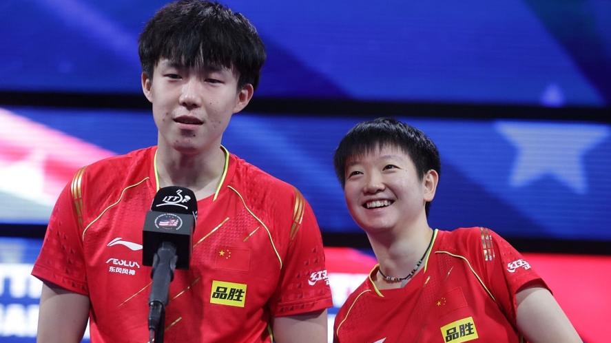孙颖莎|打疯了！孙颖莎状态火热，一天2场3-0，三项齐头并进，冲击三冠王