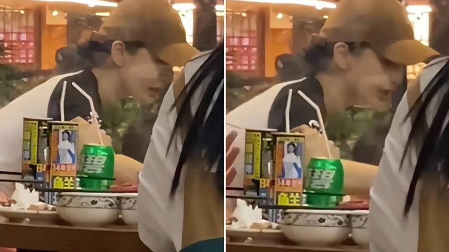 当红女星|Baby路边吃宵夜被偶遇！不化妆头发乱糟糟，大口狂吃