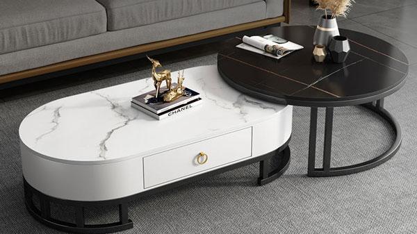 岩板和大理石台面哪个适合做茶几和电视柜台面