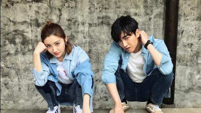 景甜|景甜和陈晓罕见同框，穿牛仔情侣装组CP？粉丝：飞一样的感觉