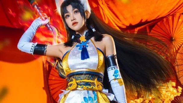 阴阳师|cos：永劫无间天才阴阳师胡桃cos正片@如坏