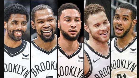篮网队|NBA历史顺位最高阵容，篮网首发5虎出炉！3连胜保第8将冲击总冠军