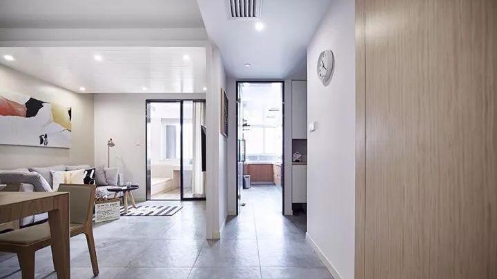 92㎡迷你三居这样装，宽敞明亮还实用，刚需小家庭的福音啊！