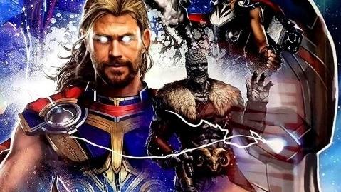 雷神4|漫威雷神4终于来了！锤哥带着导演亮相，旁边的女武神大长腿抢镜