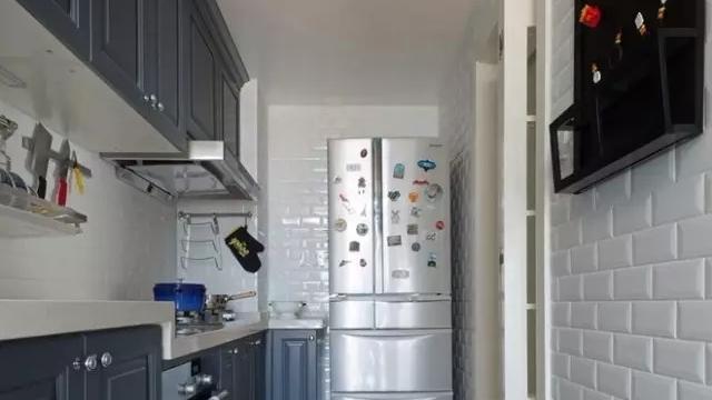 101平蓝色美式三居室，自带仙气很有文艺feel有木有