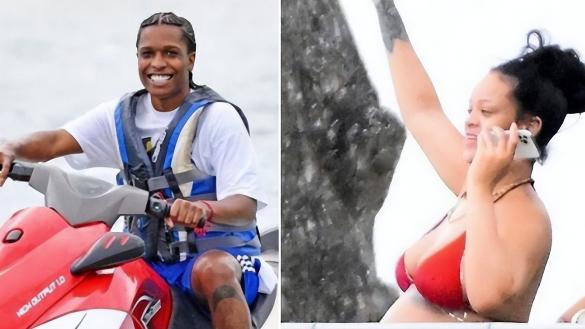 具俊晔|巨星蕾哈娜回故乡放飞自我，仅穿内衣露孕肚，网友：不忍直视