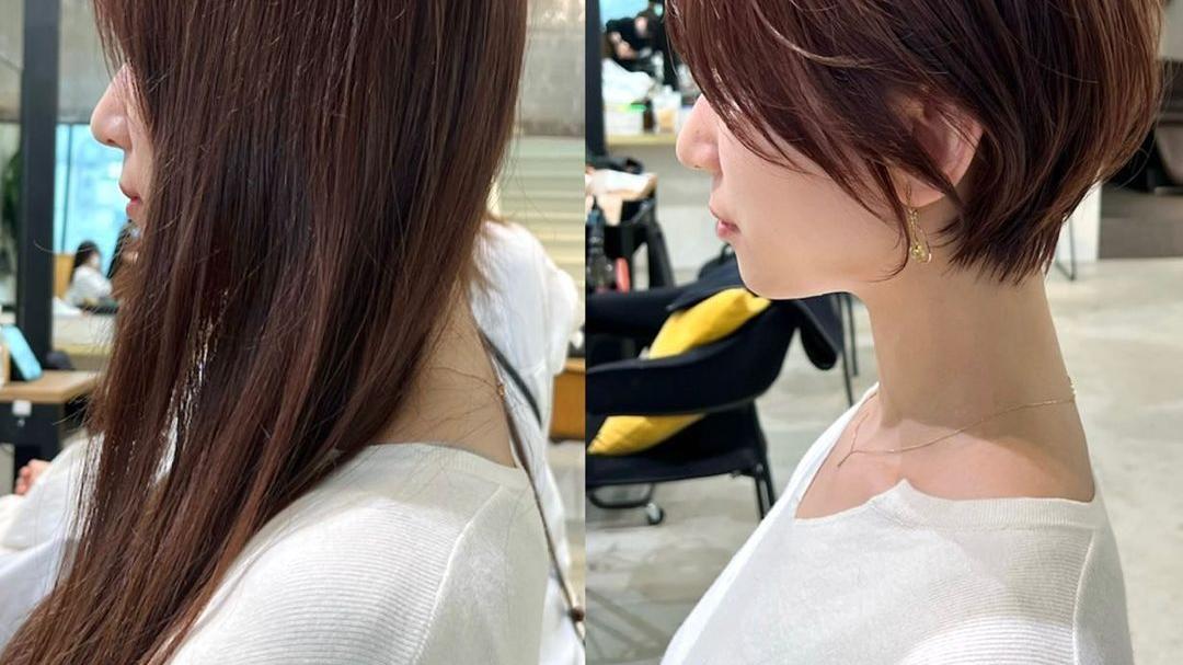 发型 位美女换换发型，就像整了容，美到不敢相信