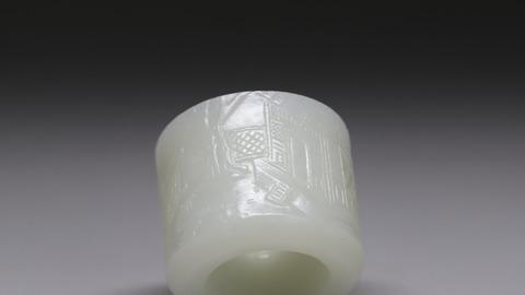 和田玉籽料|和田玉籽料“秋声赋 扳指”