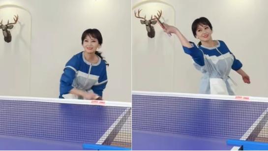 赵雅芝|赵雅芝和儿子打球好优雅，身材完美却因动作被嘲：摆拍不如不拍