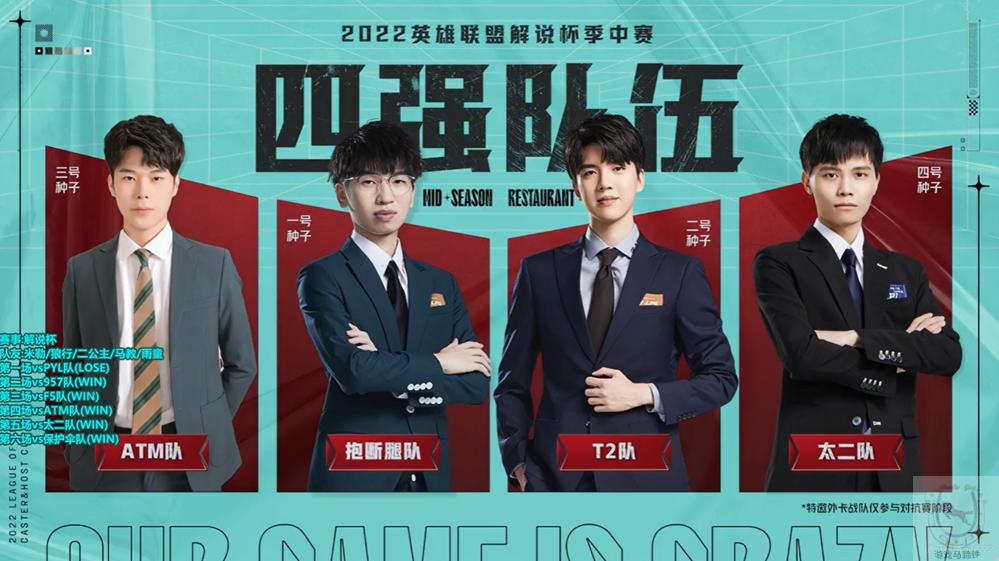 |最强战队在外卡？解说杯小组赛雄风队积分第一结束