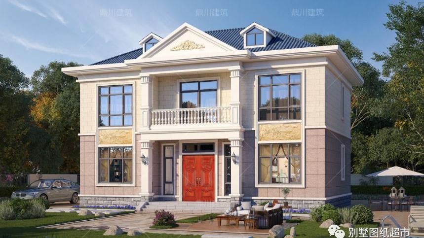 二层别墅怎么设计好？这款户型13×9米，4室3厅带棋牌室好看又实用