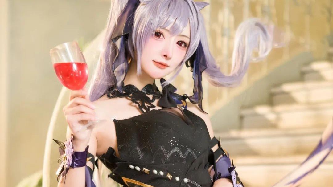 女士的法则|cos：?原神刻晴?霓裾翩跹cos正片@紫氯氯