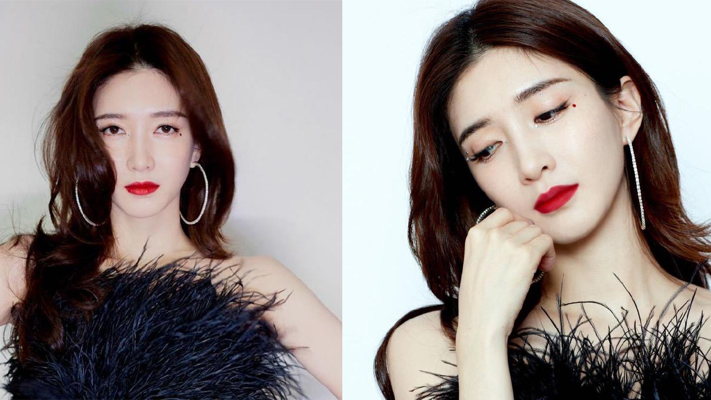 江疏影 30+的江疏影真是太美太飒了！甜到\TA\的七夕妆容！你也可。