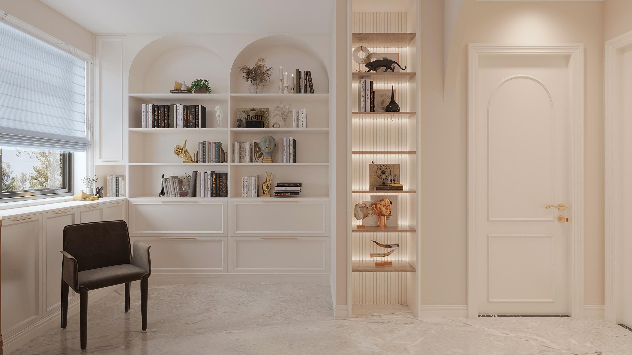 哈尔滨鸣雀装饰 招商贝肯山~120㎡法式风格，赋予家居空间以精致！