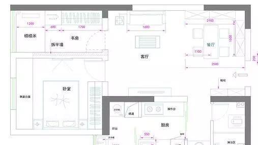 奋斗多年北京购置45平小窝，卫生间藏在厨房里，保证你都没见过！