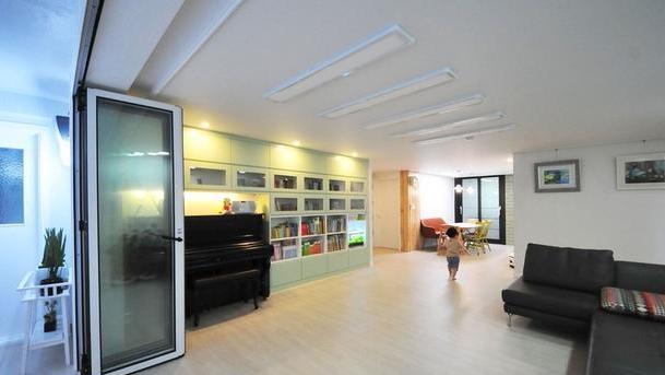 160为了孩子做二次改造，父母硬核装修够霸气，把游乐园搬进了家