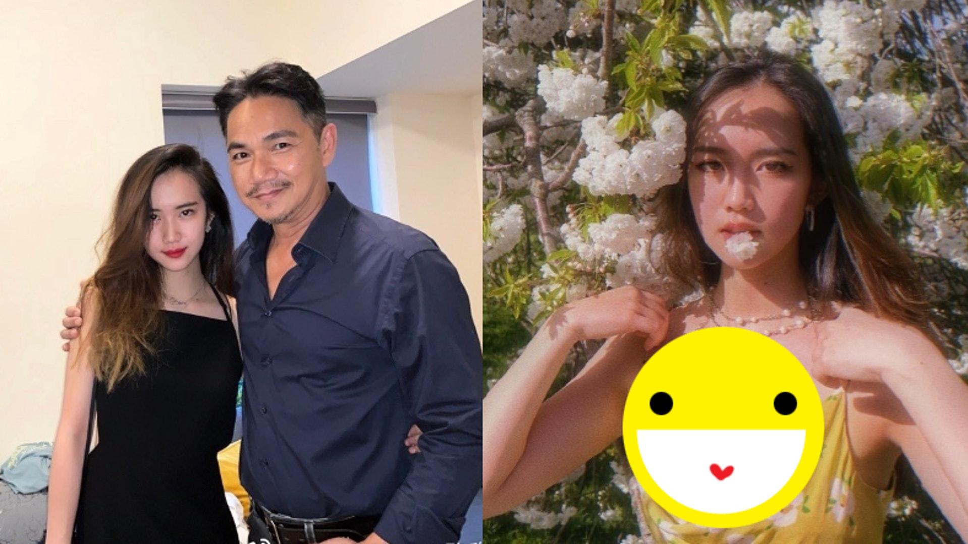 骆达华|骆达华21岁女儿晒日常，穿吊带裙躺在草坪看樱花，国外生活滋润